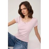 TRENDYOLMILLA Ženska majica TWOSS26TS00257, Roze | Eponuda.com