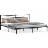 Maison Chic Posteljni okvir - Dvoposteljna postelja - Zakonska postelja brez vzmetnice 200x200 cm inženirski les-J3408, (21773487) | Shoptok.si