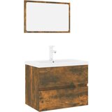  Set kupaonskog namještaja boja hrasta konstruirano drvo | shoptok.hr
