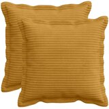  Presvlaka za jastuk 2 kom. HOUTEN Žuta 35 x 35 cm Kord | shoptok.hr