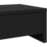  Stalak za monitor s ladicama crni 100 x 27 x 15 cm drveni | shoptok.hr