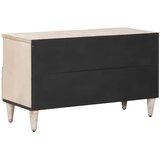 TV ormar s ladicama Bijelo 80 x 33,5 x 46 cm Čvrsto drvo manga | Eponuda.ba