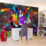  Tapeta - Graffiti: Colourful attack 100x70 Cijene