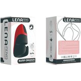 Lonely Lena - vibrirajući masturbator s držačem (crno-crveni) | shoptok.hr