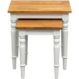 MID.YOU SET MIZIC, 50/35/50/42/40/40 cm naravne barve, bela | Shoptok.si