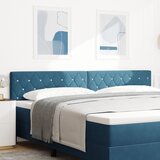 vidaXL Naslon za glavu sa kristalnim gumbima, tamnoplavi, 200 cm, baršun | shoptok.hr