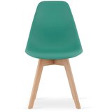  KITO stolica zelena / prirodne noge x 2 | shoptok.hr