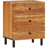 Furnova Nočna omarica 50x33x60 cm trden akacijev les, (21925749) | Shoptok.si