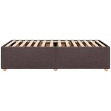  Okvir za krevet bez madraca tamnosmeđi 90 x 190 cm od tkanine | shoptok.hr