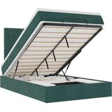  Okvir za krevet s madracima tamnozeleni 120x190 cm baršunasti | shoptok.hr