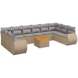  11-dijelni set vrtnih sofa od poliratana s jastucima bež | shoptok.hr