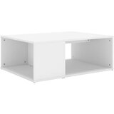 Maison Chic Klubska mizica - kavna mizica - Nizka mizica bela 90x67x33 cm iverna plošča, (21753870) Cene