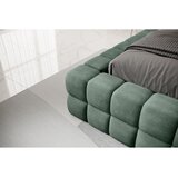 ELTAP Temno zelena oblazinjena zakonska postelja s prostorom za shranjevanje z letvenim dnom 180x200 cm Dizzle – | Shoptok.si