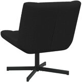  Stolica na kotačiće Crna 63 x 75 x 76 cm Janjeća koža | Eponuda.ba