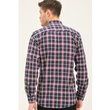 Dewberry G742 MEN'S SHIRT-LACİVERT- BURGUNDY | Shoptok.si