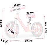 Nukido Light Flee bicikl bez pedala, rozi | shoptok.hr