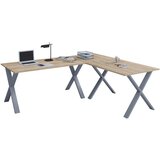 MID.YOU Kotna Pisalna Miza Lona, Hrast | Shoptok.si