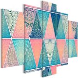 Slika - Oriental Triangles (5 Parts) Wide 100x50 Cijene