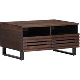 Furnova Klubska mizica rjava 80x55x40 cm trden mangov les, (21914530) Cene