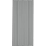 Krovni panel 36 pcs Siva 100 x 45 cm Pocinčani čelik | shoptok.hr