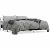  Okvir za krevet crni 180 x 200 cm konstruirano drvo i metal | shoptok.hr