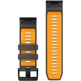 Garmin remen za sat QuickFit 26 mm, grafitni / Spark Orange silikon | shoptok.hr