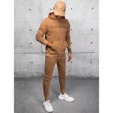 DStreet AX0680 men's camel tracksuit