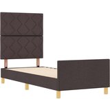 vidaXL Postelja Temno Rjava 80x200 cm Tkanina, (22049907) | Shoptok.si