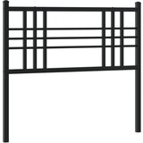 vidaXL Kovinsko posteljno vzglavje črno 100 cm, (21142600) | Shoptok.si