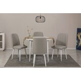 Hanah home Set Trpezarijski sto i 4 trpezarijske stolice Vina 1005 5, Bež Cijene