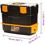  Kutija za alat 420 x 220 x 340 mm PP | shoptok.hr