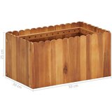 vidaXL Visoka greda 50x30x25 cm trden akacijev les | Shoptok.si