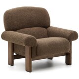 Kave Home Smeđa fotelja od bouclé tkanine Nema – | shoptok.hr