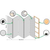 Artgeist Paravan Wooden Chamber I, 5-Delni, Enostranski | Shoptok.si