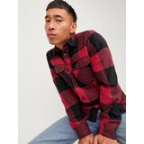 Jack & Jones Srajca 'Edarren' rdeča / črna | Shoptok.si