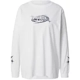 Nike Sportswear Majica 'DANCE' srebrno-siva / temno siva / bela