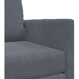 SOFA na podu Single Convertible Velur 74x77x81 cm Tamno siva | shoptok.hr