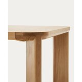 Kave Home Raztegljiva jedilna miza z mizno ploščo v hrastovem dekorju 100x200 cm Jondal – | Shoptok.si