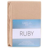 AmeliaHome Plahta s gumom Ruby 200-220x200 cm, cappuccino | shoptok.hr