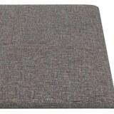  Zidna uzglavlja 12 pcs Svijetlo siva 90 x 15 cm tkanina | shoptok.hr