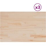  Stolne ploče 3 kom 80x53x2,5 cm od masivne borovine pravokutne | Eponuda.com