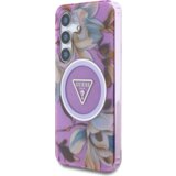  Originalni GUESS ovitek za Samsung Galaxy S25 5G - MagSafe - Flowers Triangle - GUHMS25SHFLPEDU | Shoptok.si
