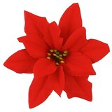  Okrasni cvet (Rdeča, Plastika, 1 kos) | Shoptok.si
