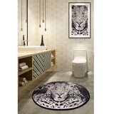 Lessentiel Maison Tiger tepih za kupatilo, 140cm, crna i bež | Eponuda.ba