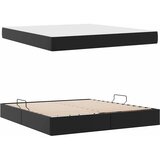  Krevet s madracem i skladištem s pohranom 2 kom. Crna Koža 160 x 200 cm | shoptok.hr