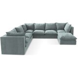 Makamii Modra kotna sedežna garnitura (levi kot/v obliki črke "U") Manao – | Shoptok.si