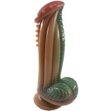 STD Dildo No.23 Fantasy Beasts Silicone 22cm Brown-Green Cene