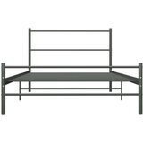  Za krevet sivi metalni 100 x 200 cm | shoptok.hr