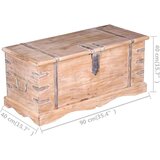  Škrinja za Pohranu Masivno Drvo Bagrema | shoptok.hr