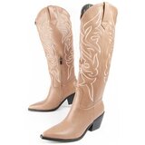 Leindia Škornji 100688 Bež | Shoptok.si